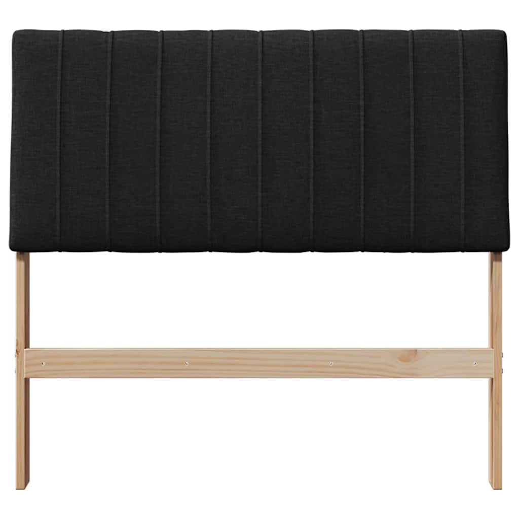 Tête de lit capitonnée Noir 100 cm Pin massif - XIOS