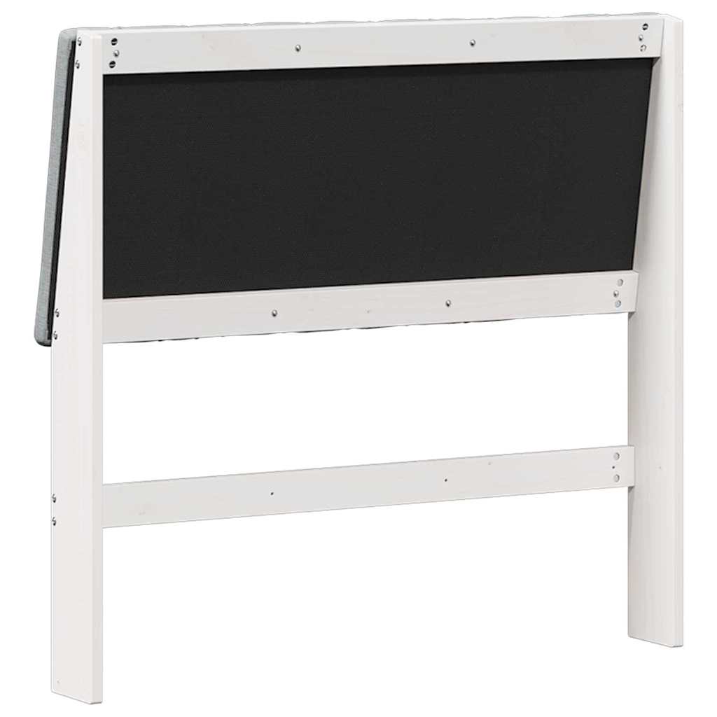 Tête de lit capitonnée Gris clair 100 cm Pin massif - XIOS