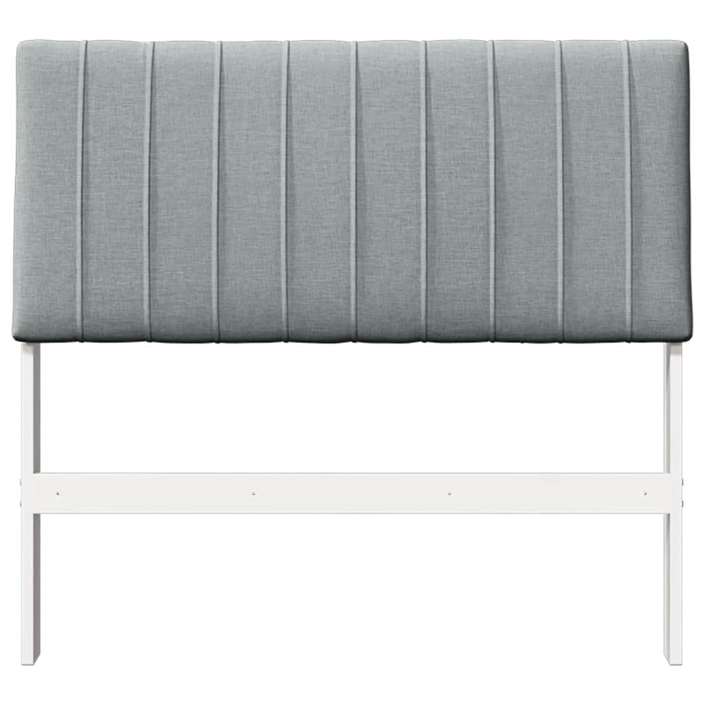 Tête de lit capitonnée Gris clair 100 cm Pin massif - XIOS