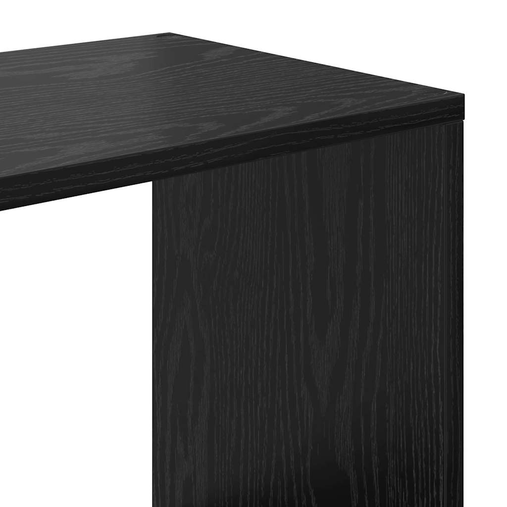 Bibliothèque Chêne noir 132 x 29 x 141,5 cm Bois d'ingénierie - XIOS