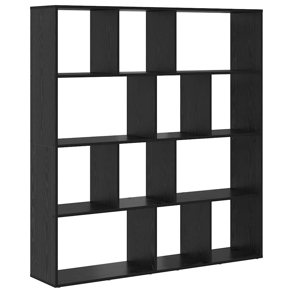 Bibliothèque Chêne noir 132 x 29 x 141,5 cm Bois d'ingénierie - XIOS