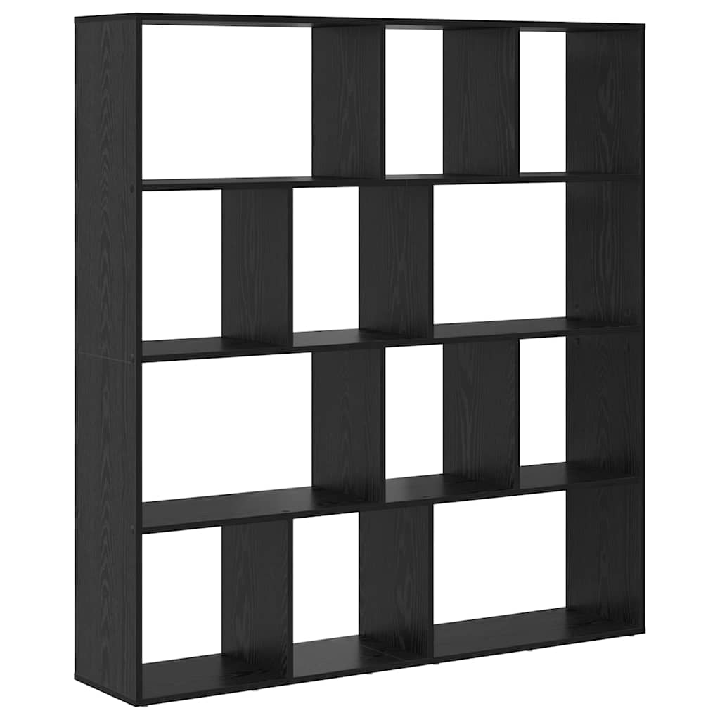Bibliothèque Chêne noir 132 x 29 x 141,5 cm Bois d'ingénierie - XIOS