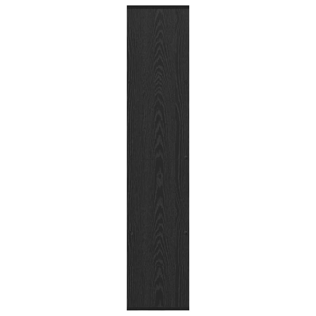 Bibliothèque Chêne noir 132 x 29 x 141,5 cm Bois d'ingénierie - XIOS