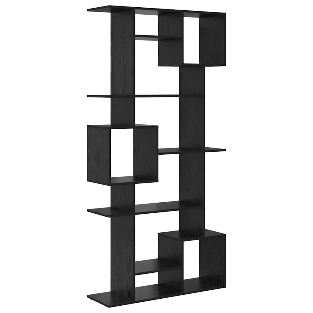 Bibliothèque Chêne noir 92 x 29 x 188 cm Bois d'ingénierie - XIOS