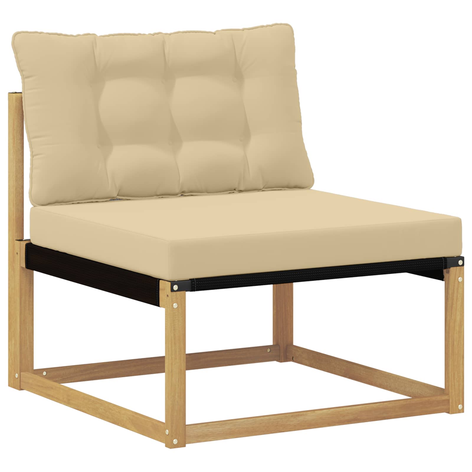 Ensemble de canapés d'extérieur 6 pcs Blanc et Beige - XIOS