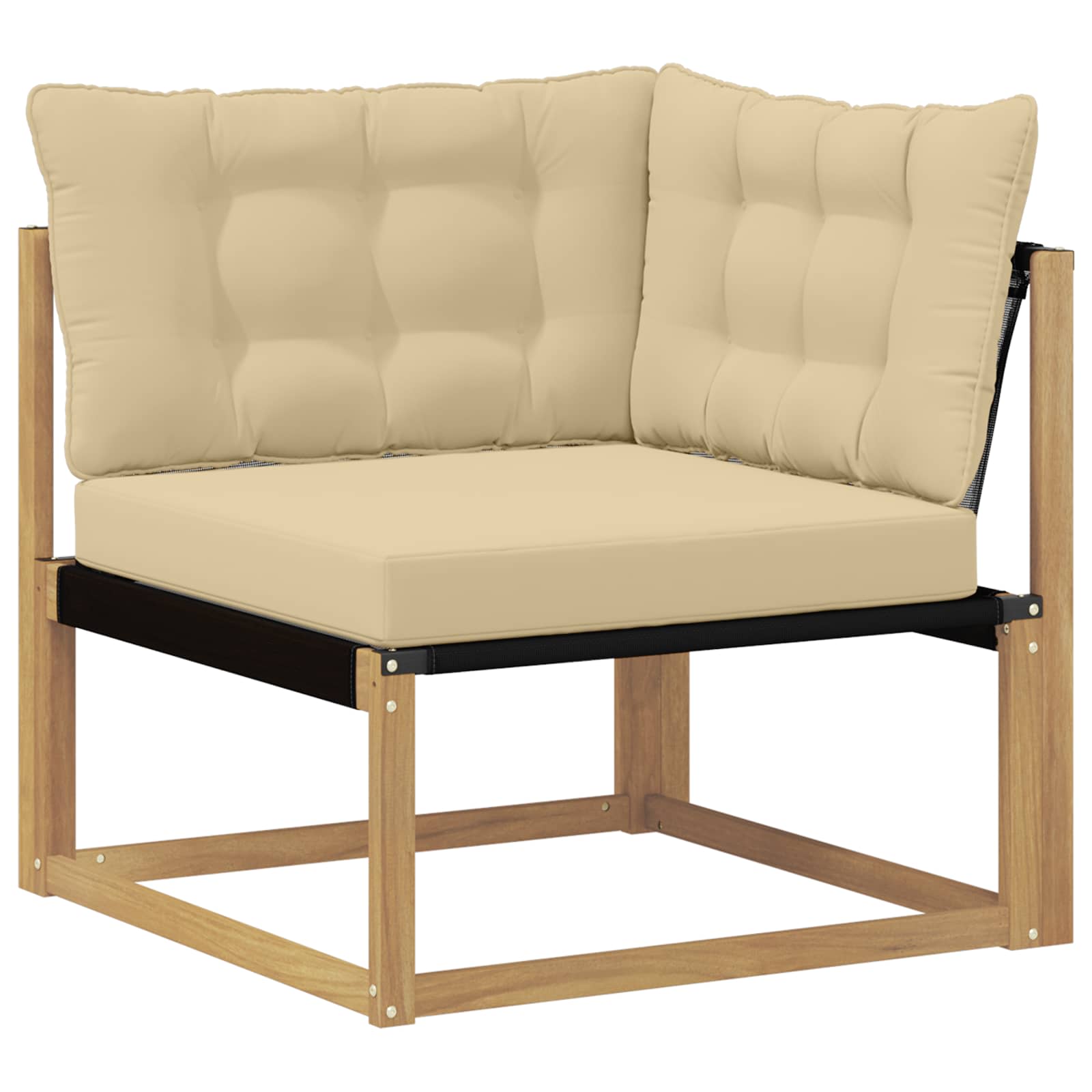 Ensemble de canapés d'extérieur 6 pcs Blanc et Beige - XIOS