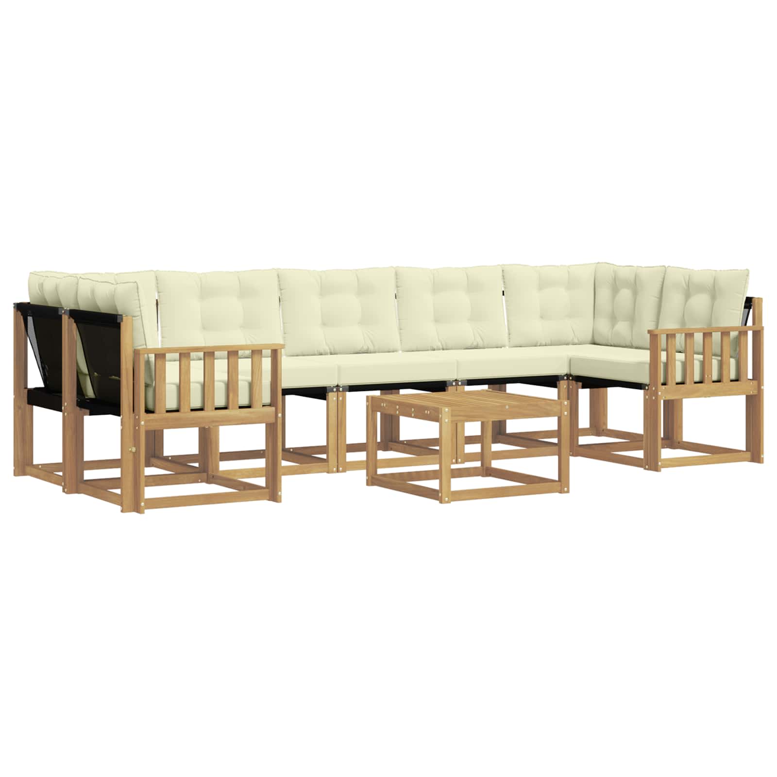 Ensemble de canapés d'extérieur avec coussin 8 pcs - XIOS