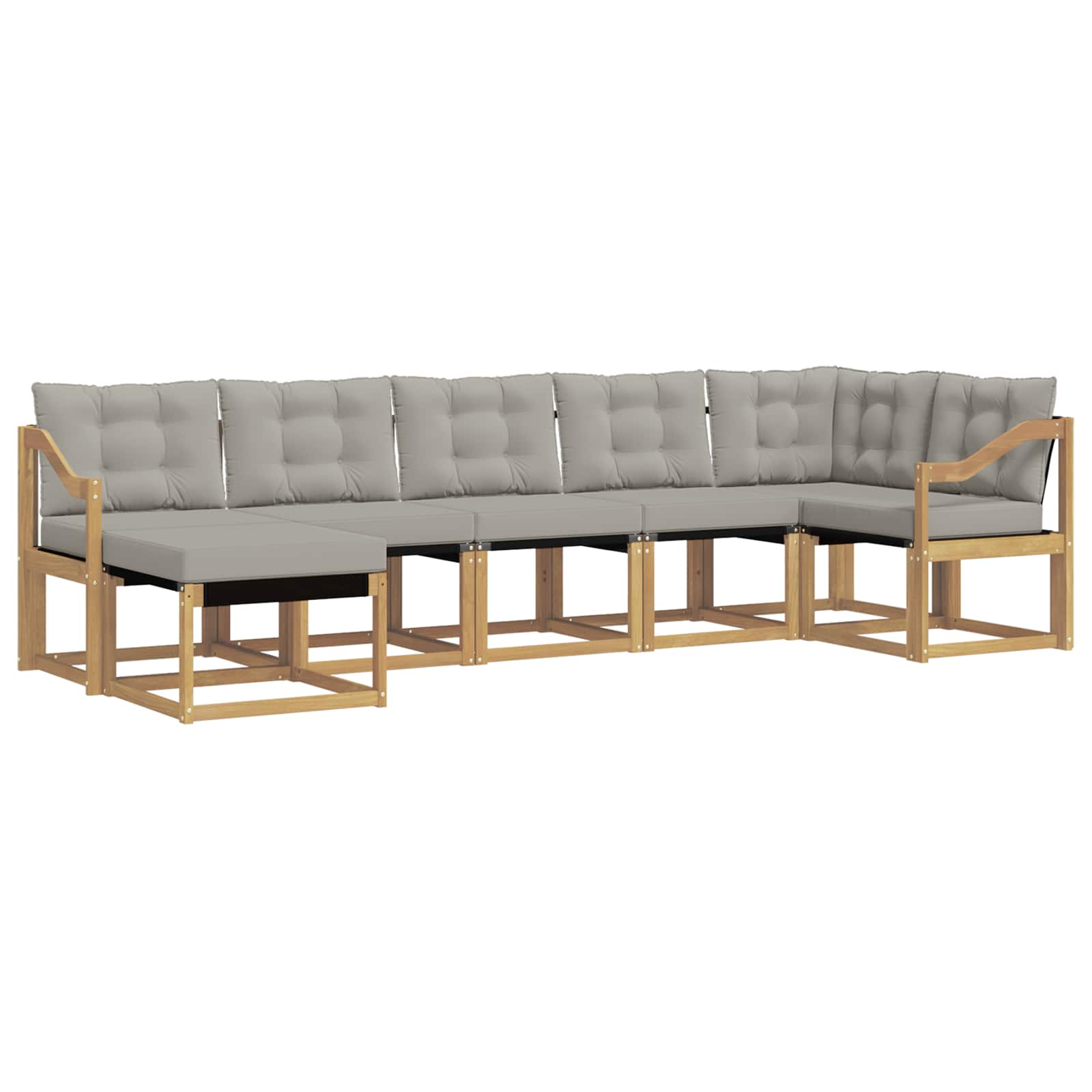 Ensemble de canapés d'extérieur avec coussin 7 pcs - XIOS