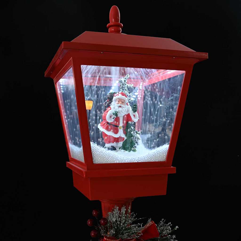 Lampe de rue de Noël avec lanterne Rouge 40,5x40,5x180cm - XIOS