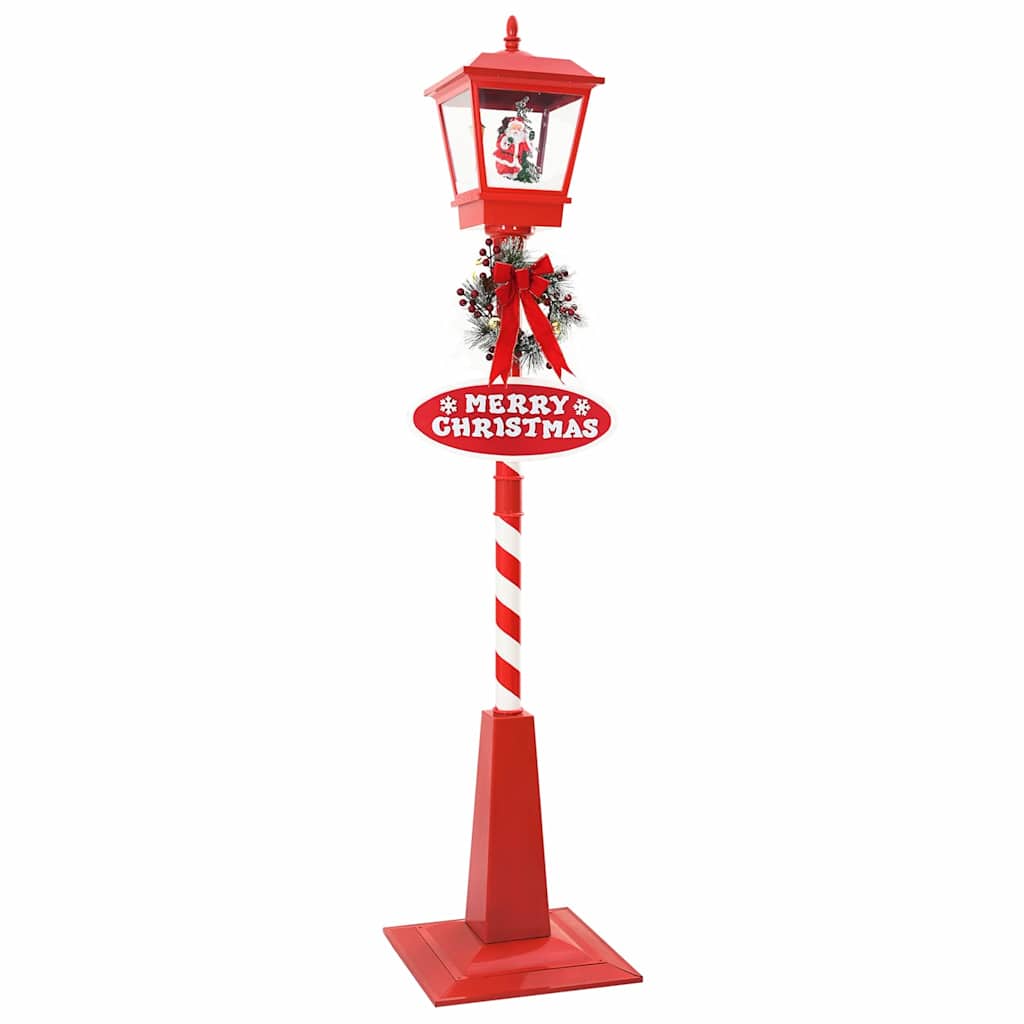 Lampe de rue de Noël avec lanterne Rouge 40,5x40,5x180cm - XIOS