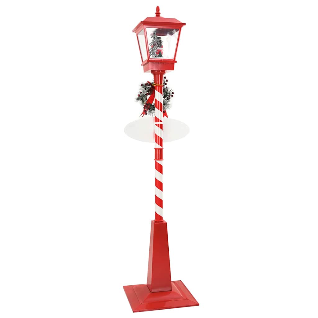 Lampe de rue de Noël avec lanterne Rouge 40,5x40,5x180cm - XIOS
