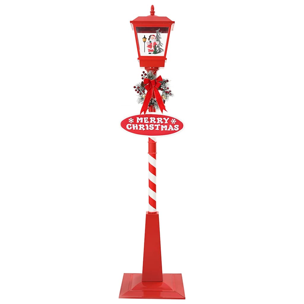 Lampe de rue de Noël avec lanterne Rouge 40,5x40,5x180cm - XIOS