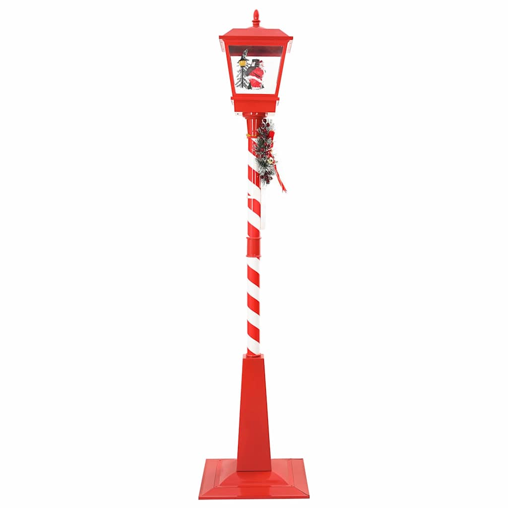 Lampe de rue de Noël avec lanterne Rouge 40,5x40,5x180cm - XIOS