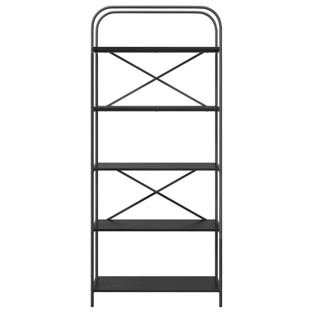 Étagère Chêne noir 80 x 30 x 183 cm Bois d'ingénierie - XIOS