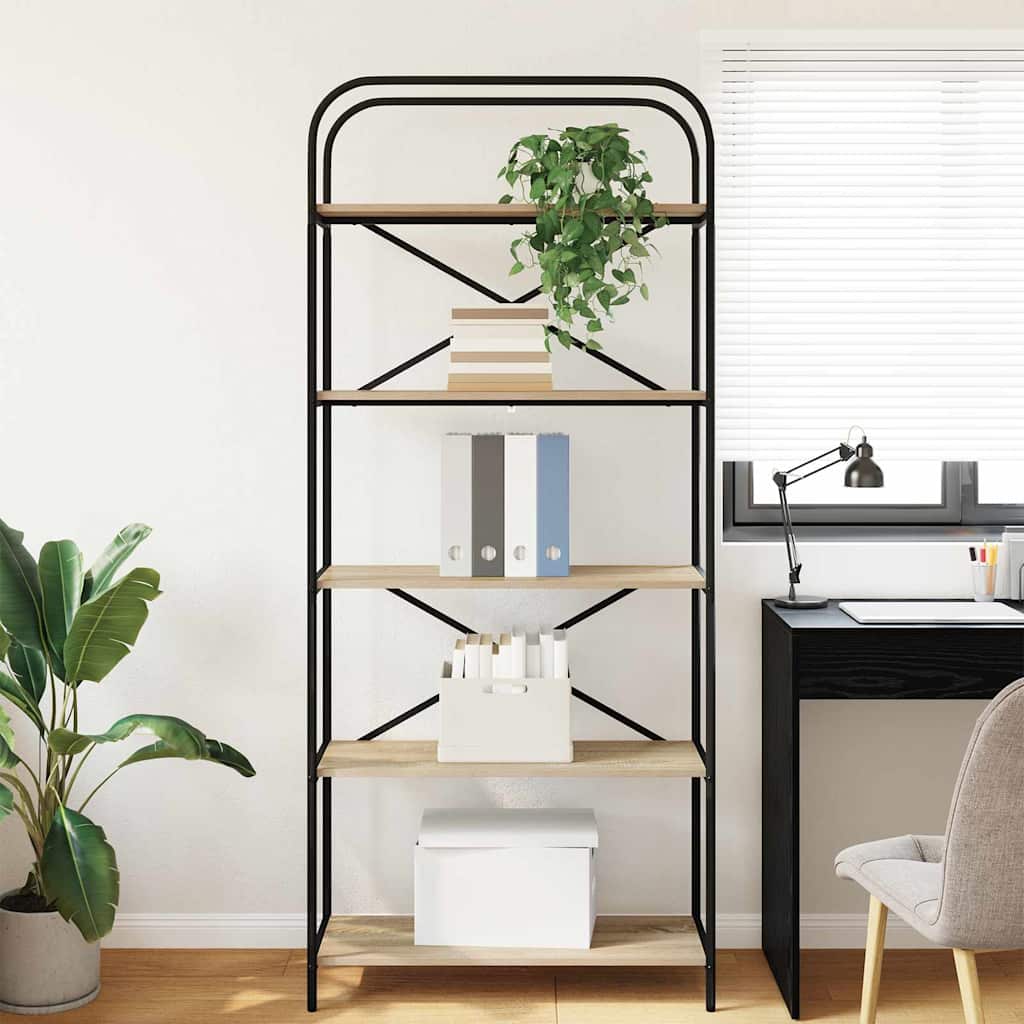 Étagère Chêne sonoma 80 x 30 x 183 cm Bois d'ingénierie - XIOS