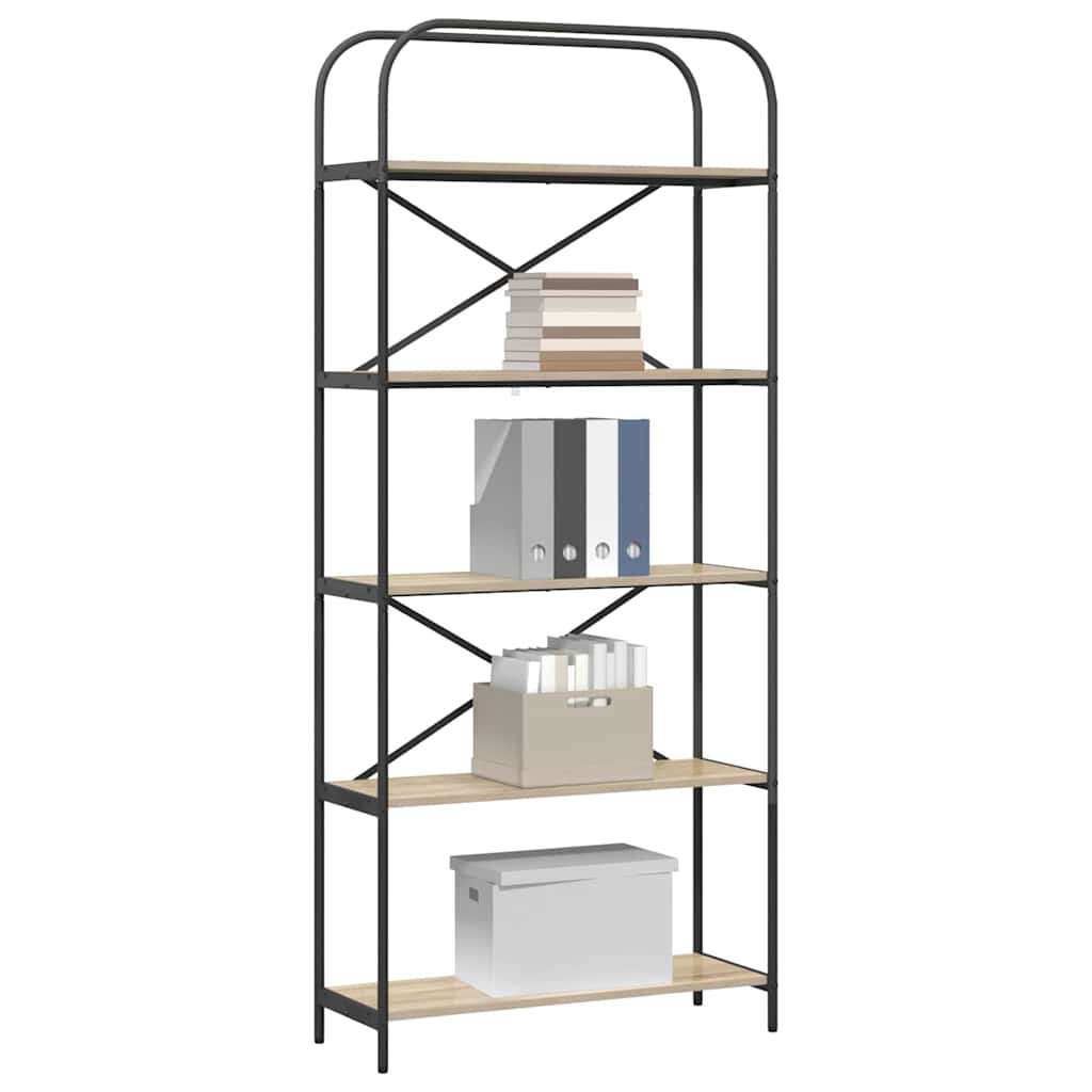 Étagère Chêne sonoma 80 x 30 x 183 cm Bois d'ingénierie - XIOS