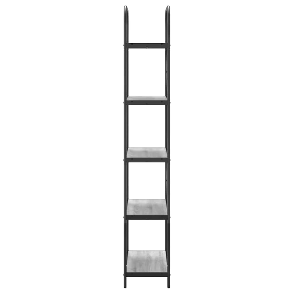 Étagère Sonoma gris 80 x 30 x 183 cm Bois d'ingénierie - XIOS