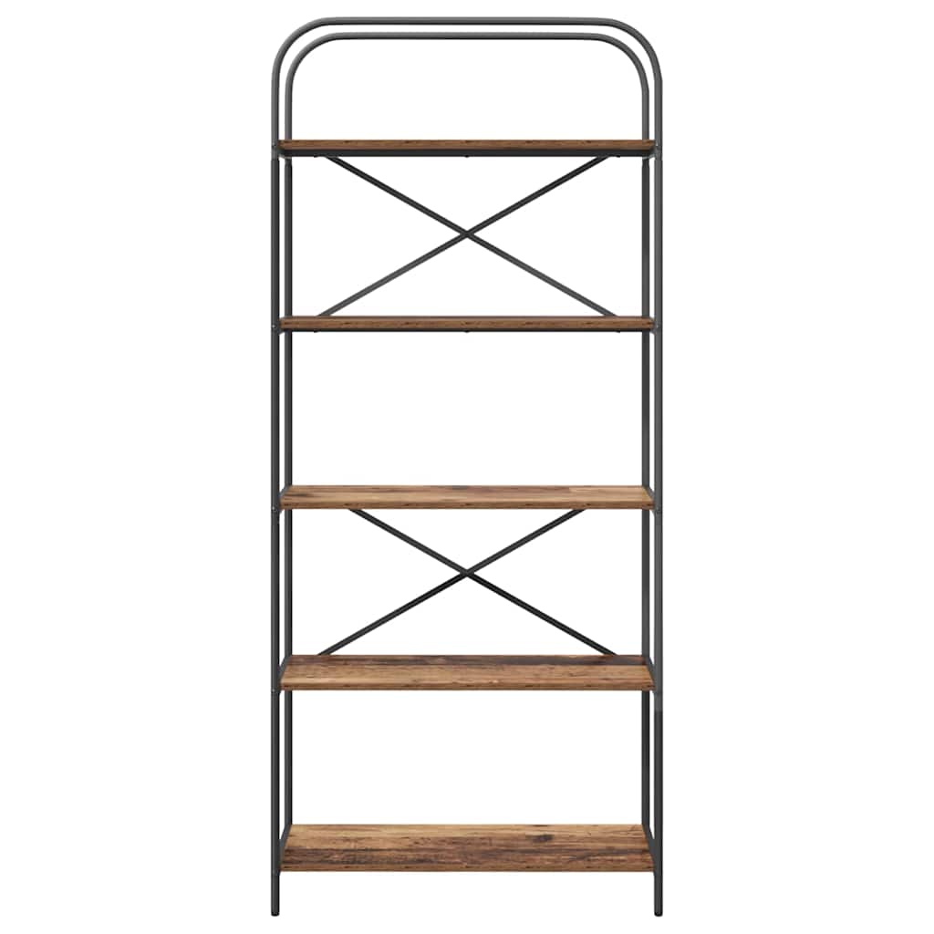 Étagère Bois ancien 80 x 30 x 183 cm Bois d'ingénierie - XIOS