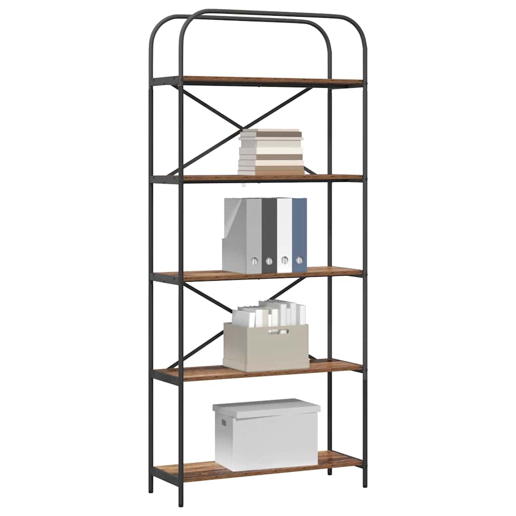 Étagère Bois ancien 80 x 30 x 183 cm Bois d'ingénierie - XIOS