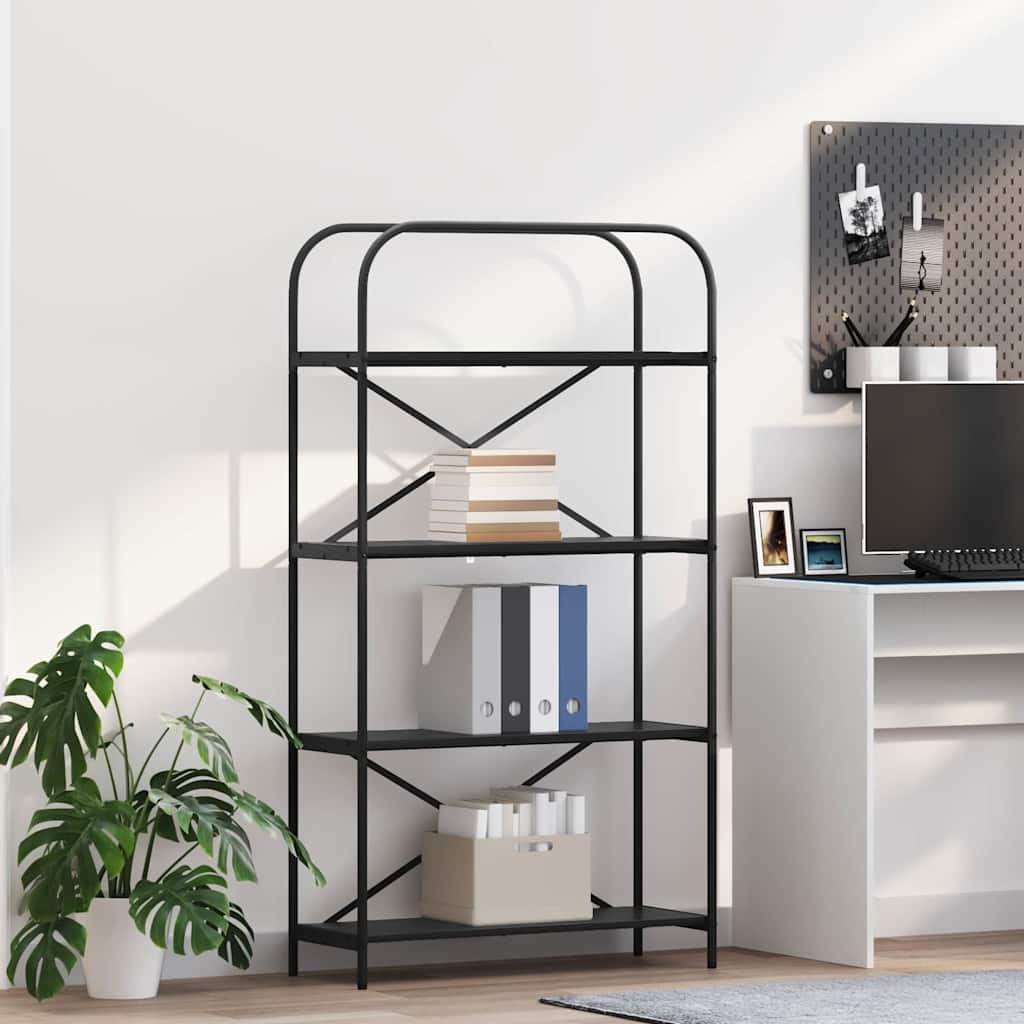 Étagère Chêne noir 80 x 30 x 146 cm Bois d'ingénierie - XIOS