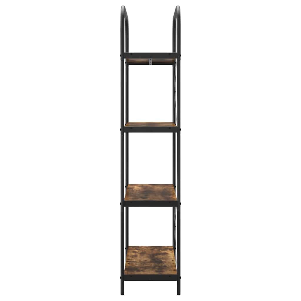 Étagère Chêne fumé 80 x 30 x 146 cm Bois d'ingénierie - XIOS