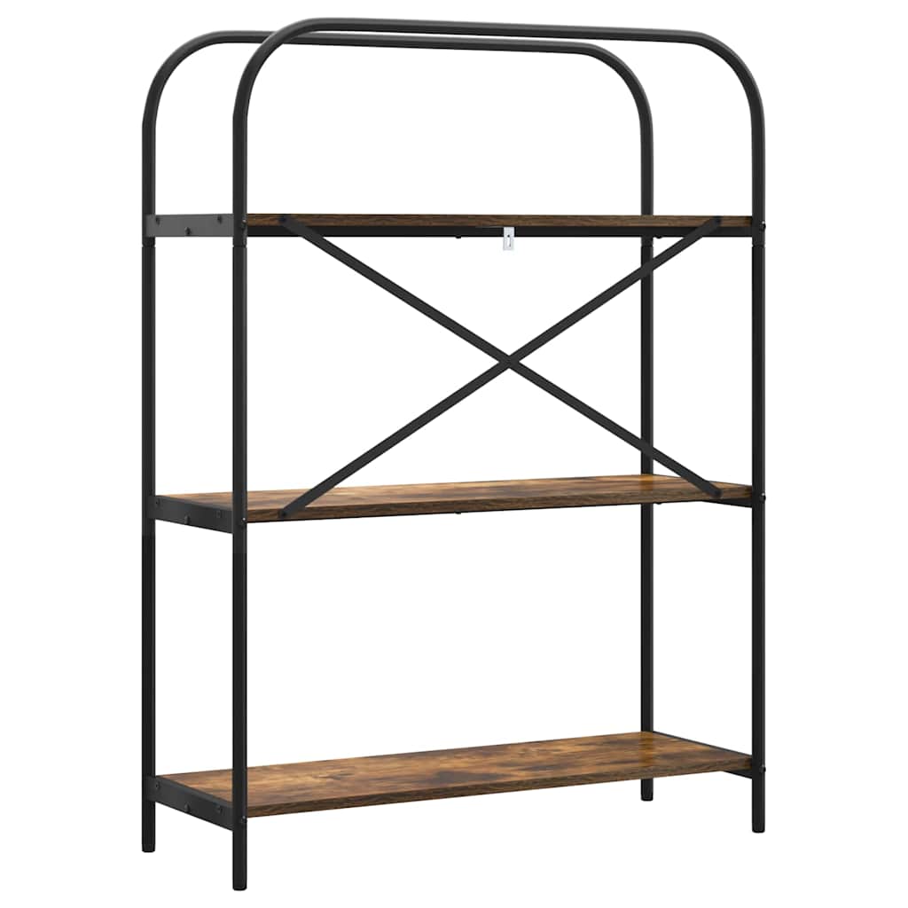 Étagère Chêne fumé 80 x 30 x 109 cm Bois d'ingénierie - XIOS