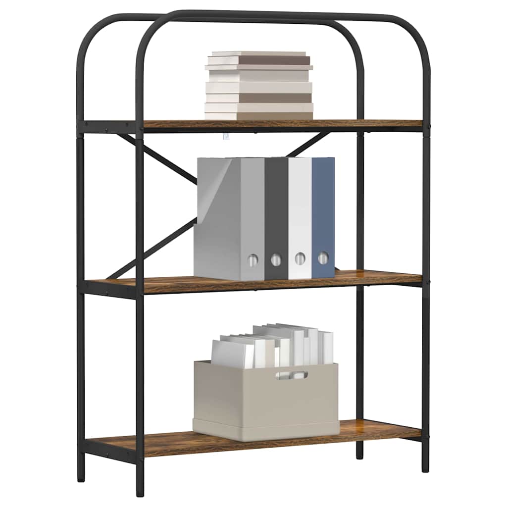 Étagère Chêne fumé 80 x 30 x 109 cm Bois d'ingénierie - XIOS
