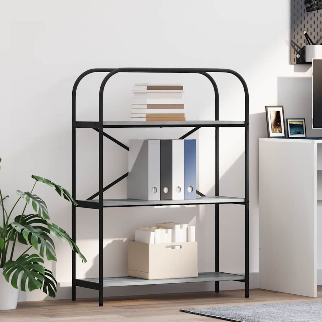 Étagère Sonoma gris 80 x 30 x 109 cm Bois d'ingénierie - XIOS