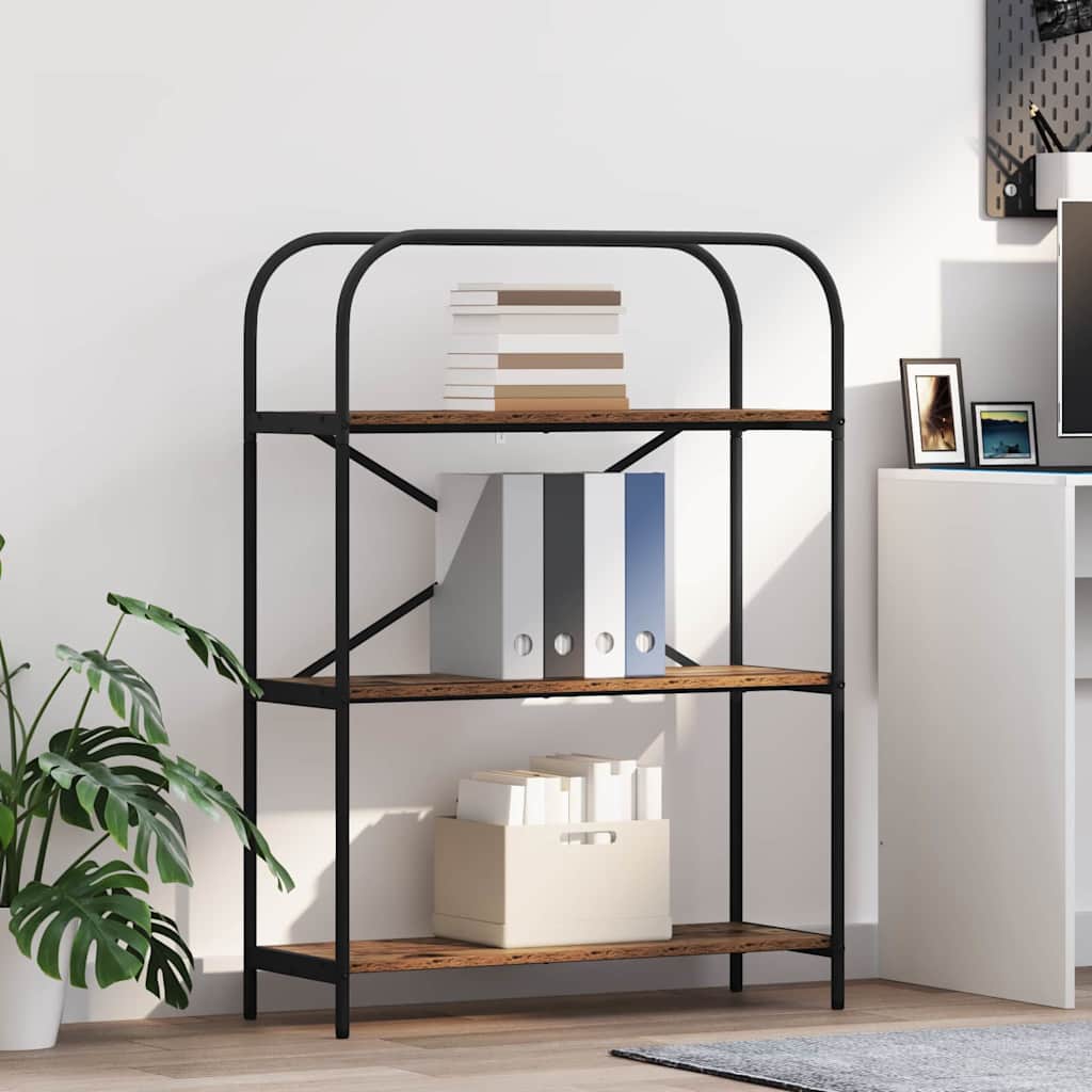 Étagère Bois ancien 80 x 30 x 109 cm Bois d'ingénierie - XIOS