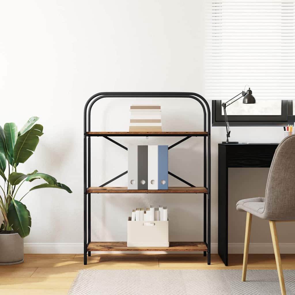 Étagère Bois ancien 80 x 30 x 109 cm Bois d'ingénierie - XIOS