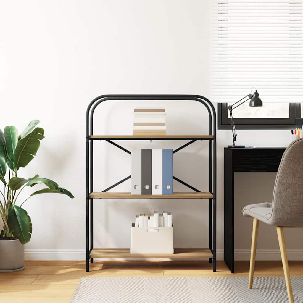 Étagère chêne artisanal 80 x 30 x 109 cm Bois d'ingénierie - XIOS