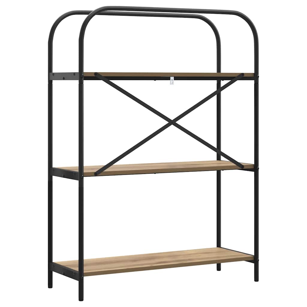 Étagère chêne artisanal 80 x 30 x 109 cm Bois d'ingénierie - XIOS