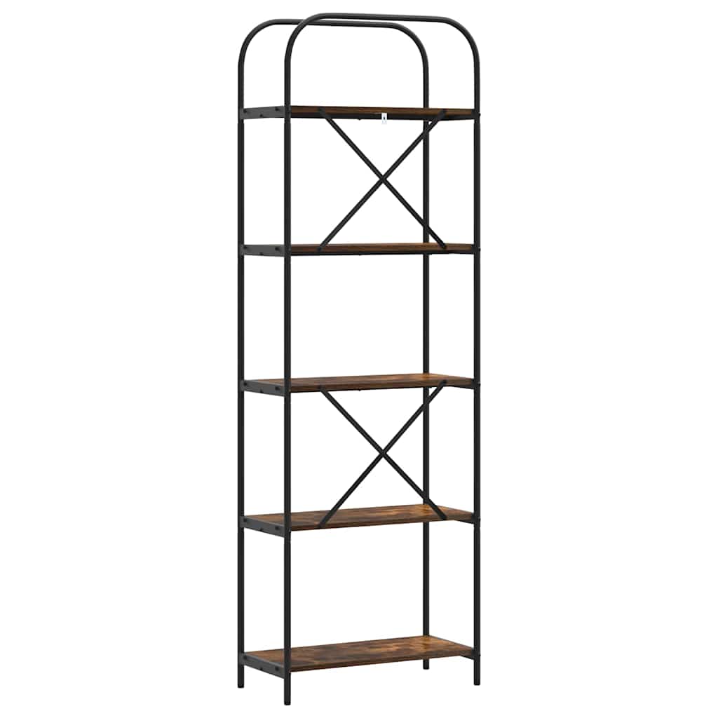 Étagère Chêne fumé 60 x 30 x 183 cm Bois d'ingénierie - XIOS