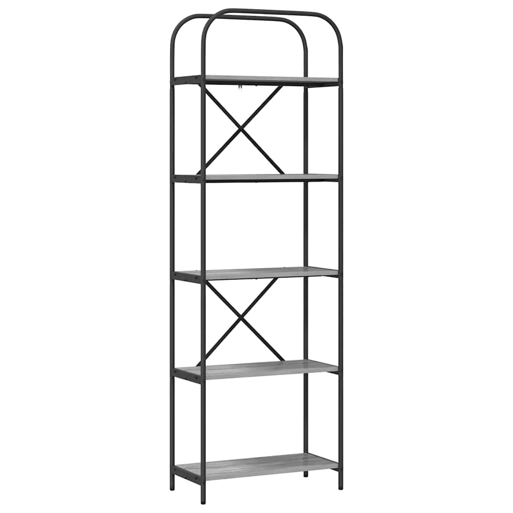 Étagère Sonoma gris 60 x 30 x 183 cm Bois d'ingénierie - XIOS
