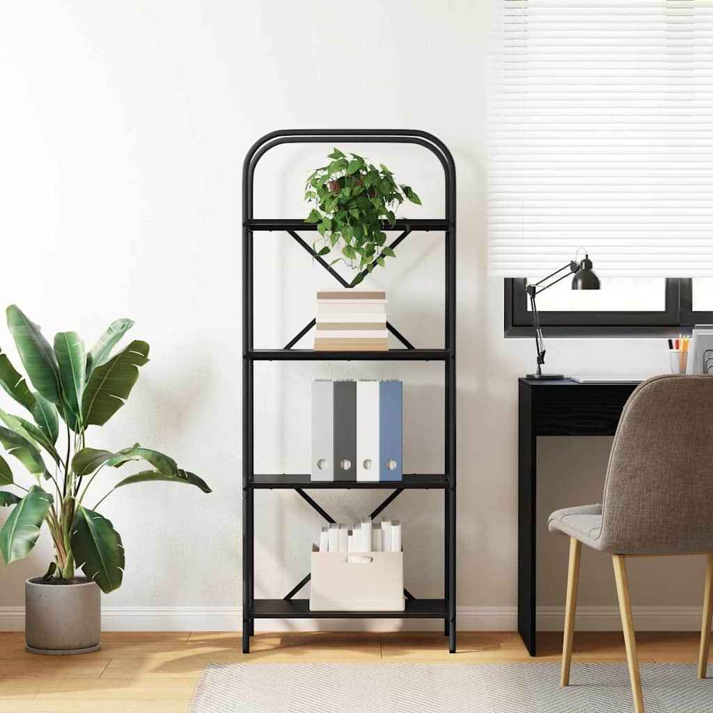 Étagère Chêne noir 60 x 30 x 146 cm Bois d'ingénierie - XIOS