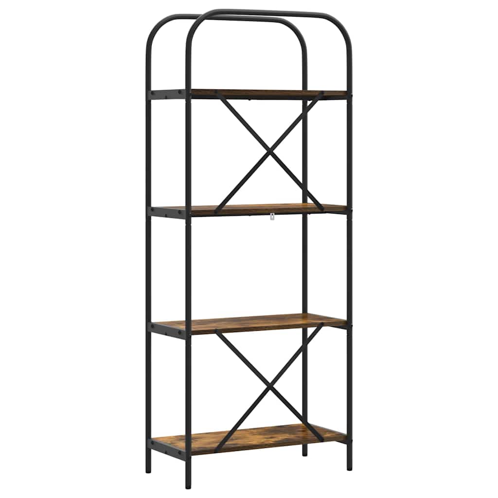 Étagère Chêne fumé 60 x 30 x 146 cm Bois d'ingénierie - XIOS