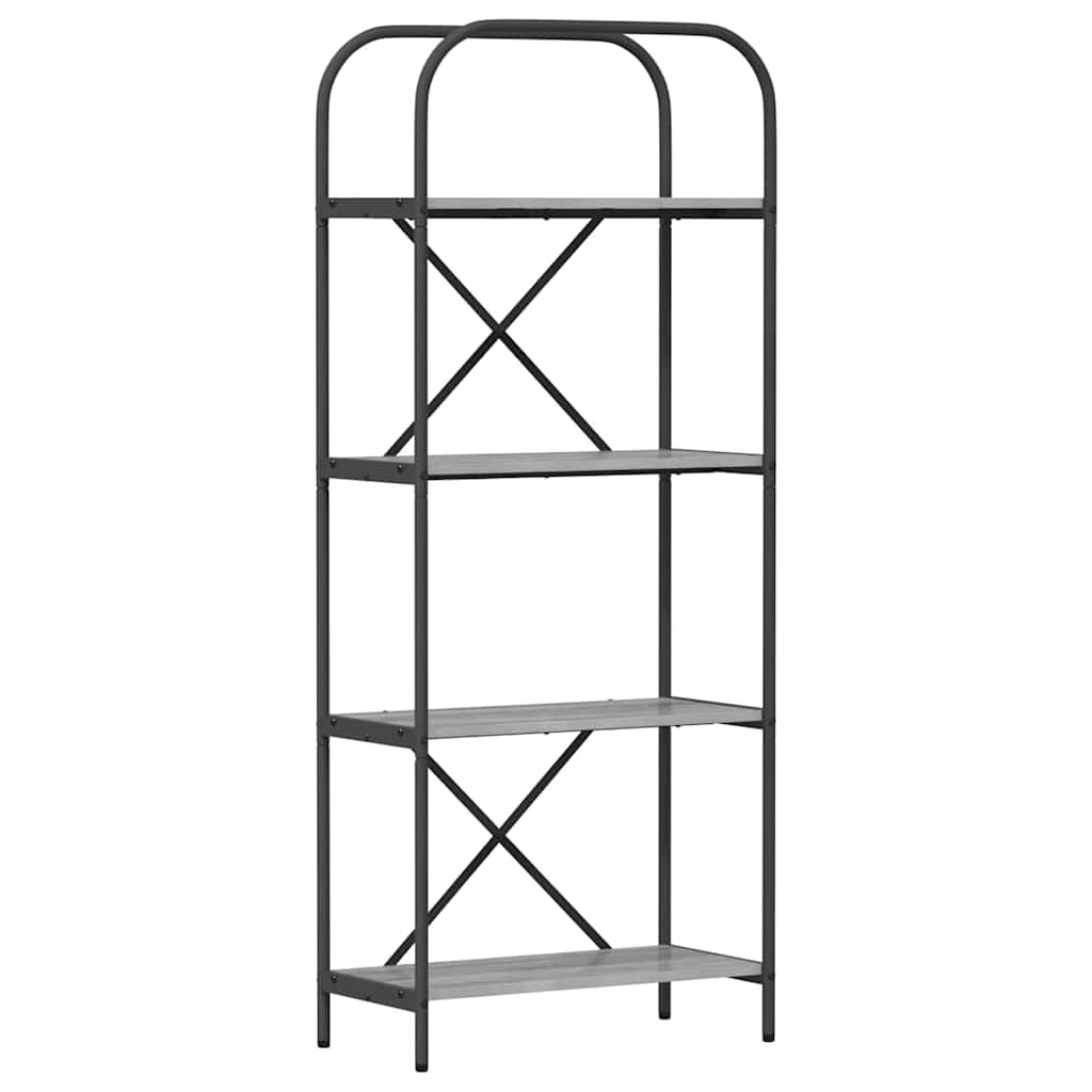 Étagère Sonoma gris 60 x 30 x 146 cm Bois d'ingénierie - XIOS