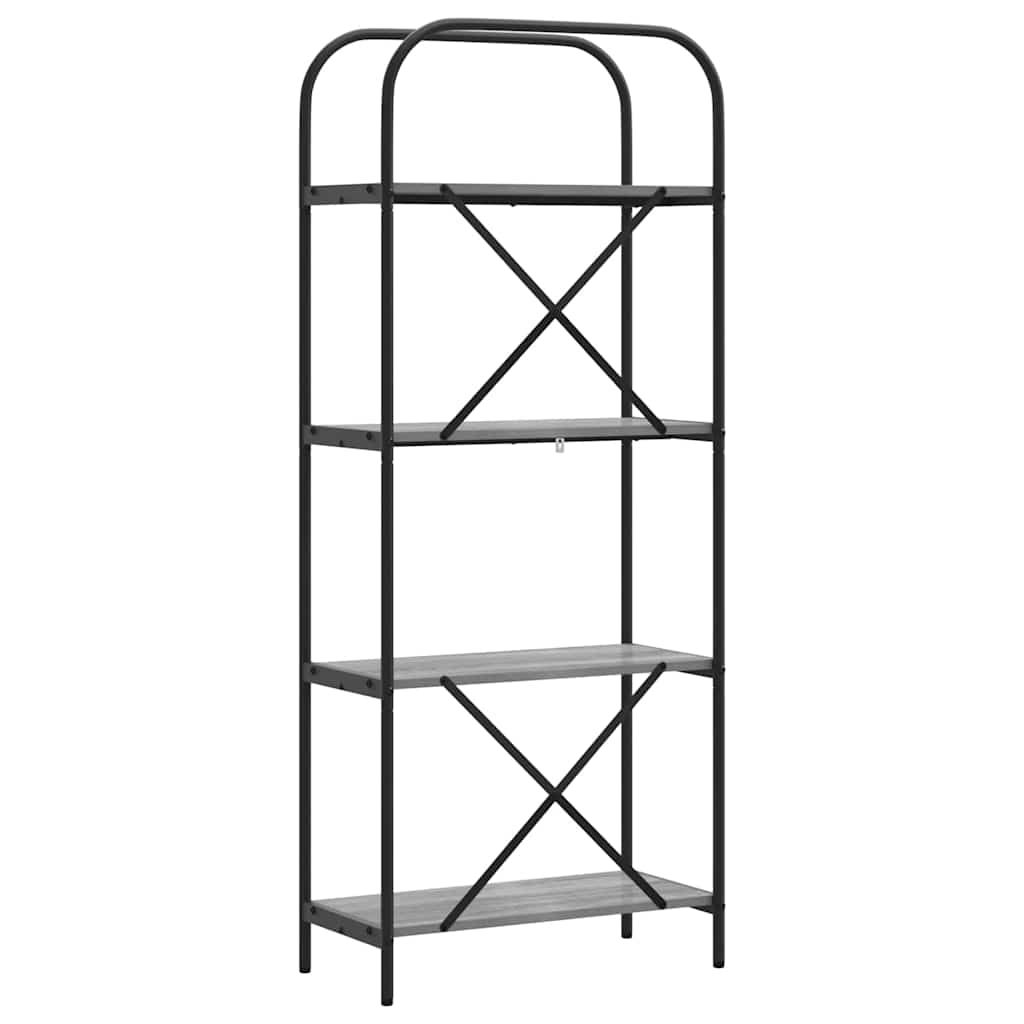 Étagère Sonoma gris 60 x 30 x 146 cm Bois d'ingénierie - XIOS