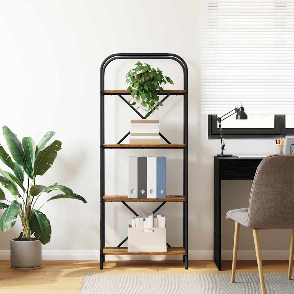 Étagère Bois ancien 60 x 30 x 146 cm Bois d'ingénierie - XIOS