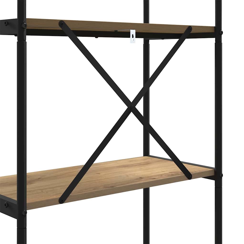 Étagère chêne artisanal 60 x 30 x 109 cm Bois d'ingénierie - XIOS