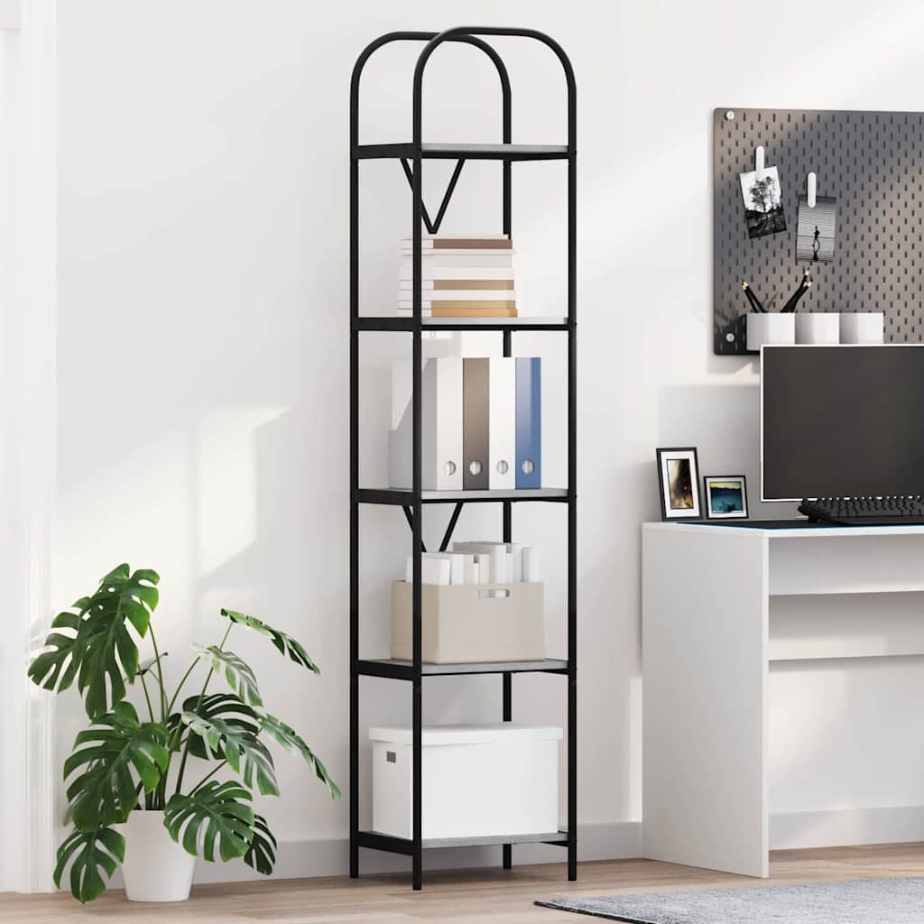 Étagère Sonoma gris 40 x 30 x 183 cm Bois d'ingénierie - XIOS