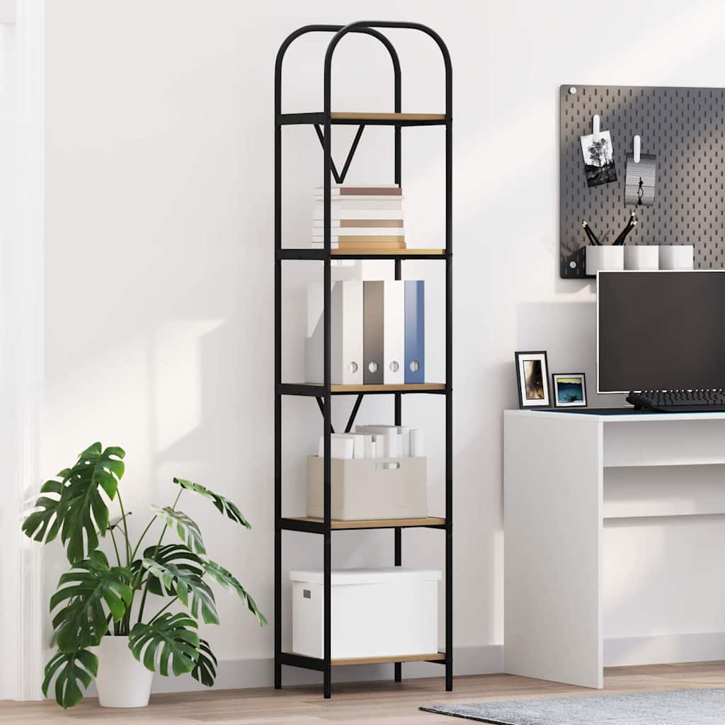 Étagère chêne artisanal 40 x 30 x 183 cm Bois d'ingénierie - XIOS