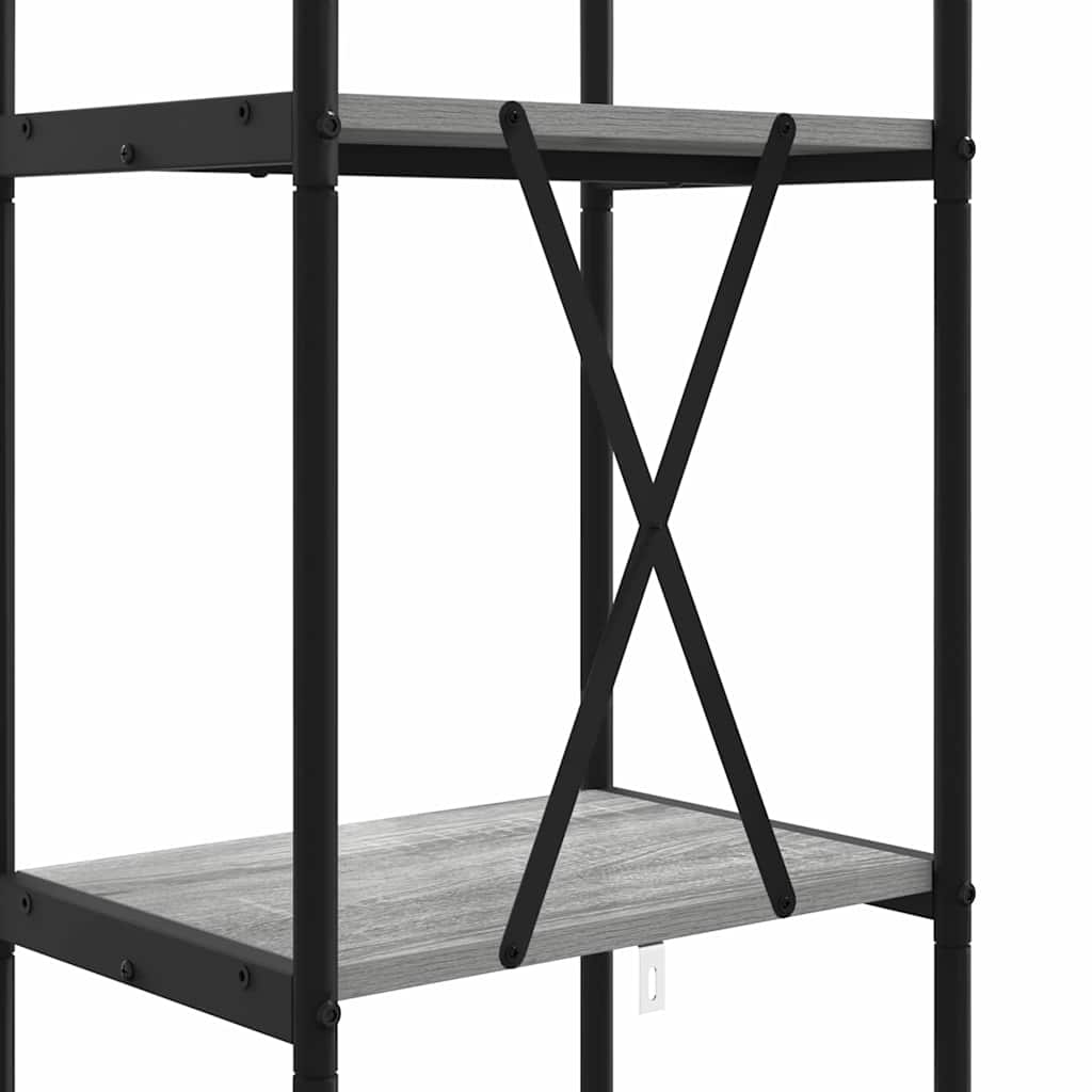 Étagère Sonoma gris 40 x 30 x 146 cm Bois d'ingénierie - XIOS