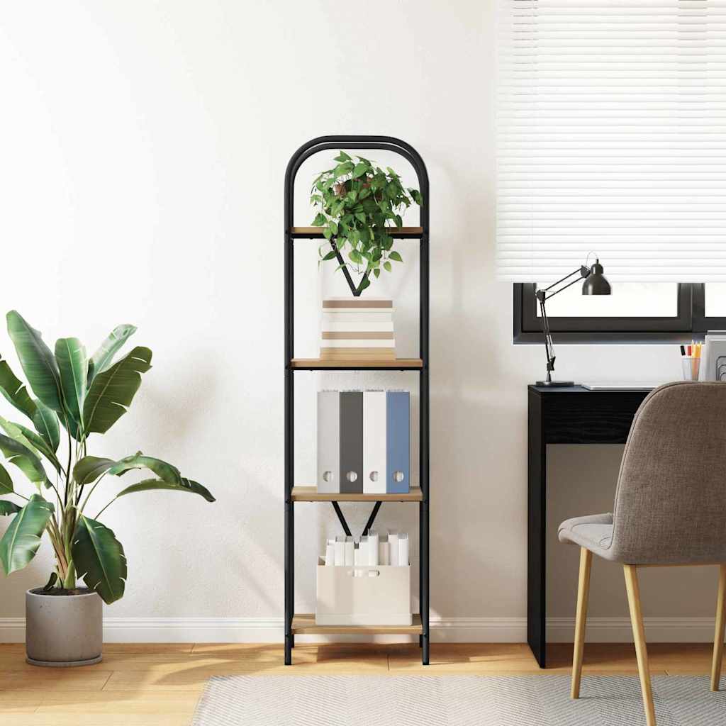 Étagère chêne artisanal 40 x 30 x 146 cm Bois d'ingénierie - XIOS
