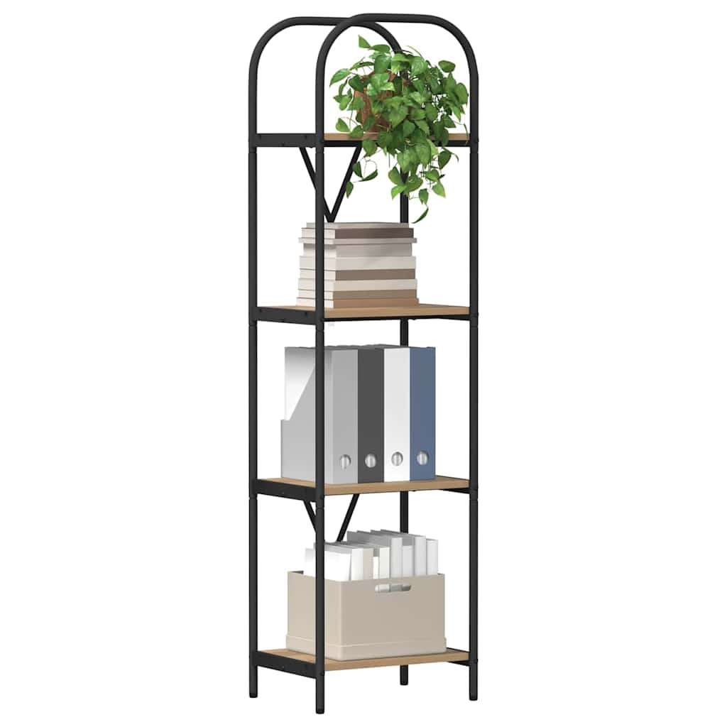 Étagère chêne artisanal 40 x 30 x 146 cm Bois d'ingénierie - XIOS