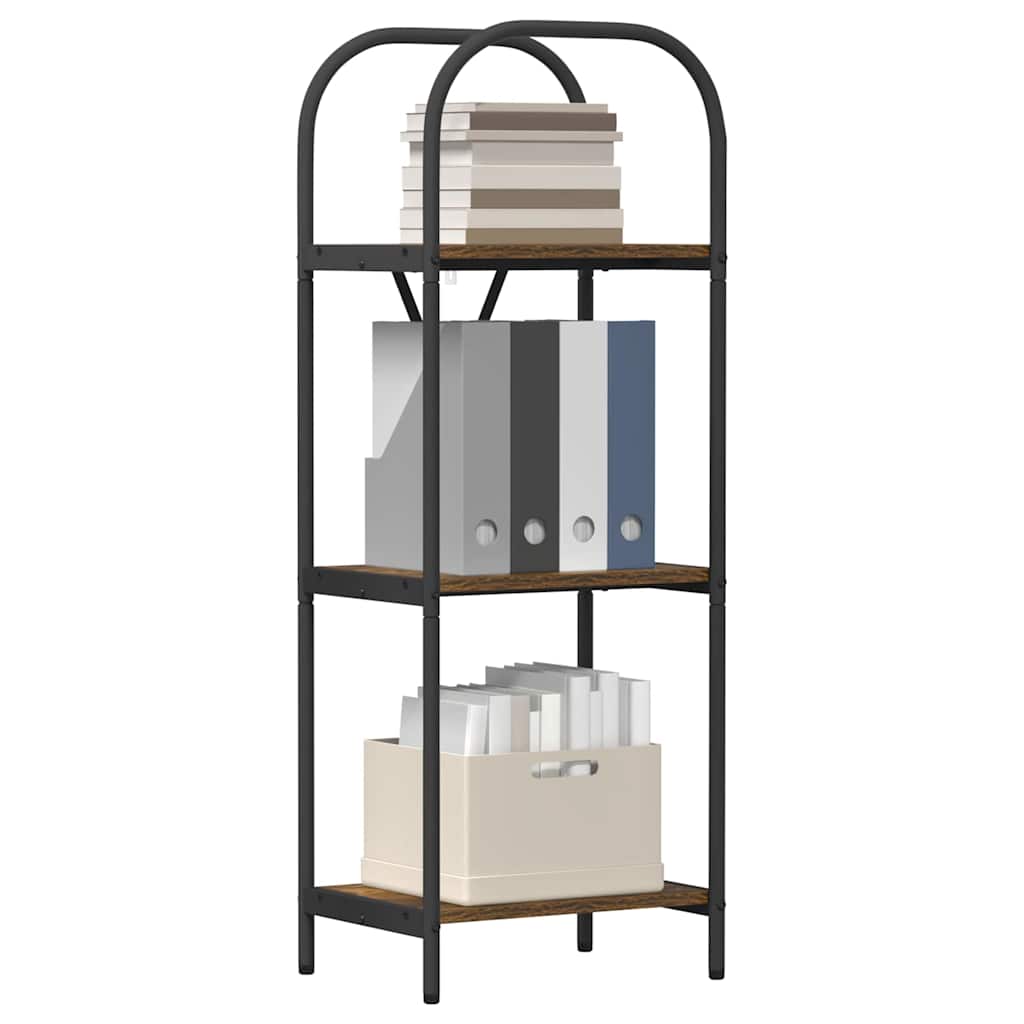 Étagère Chêne fumé 40 x 30 x 109 cm Bois d'ingénierie - XIOS