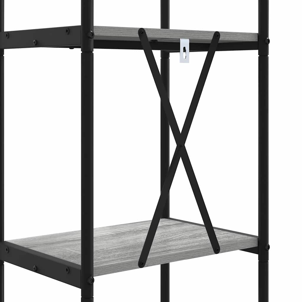 Étagère Sonoma gris 40 x 30 x 109 cm Bois d'ingénierie - XIOS