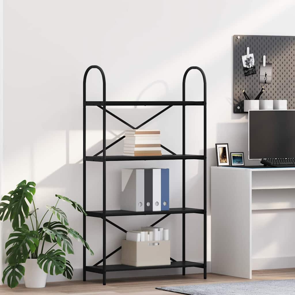 Étagère Chêne noir 80 x 30 x 146 cm Bois d'ingénierie - XIOS
