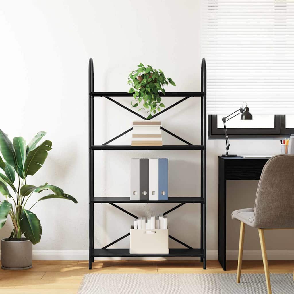 Étagère Chêne noir 80 x 30 x 146 cm Bois d'ingénierie - XIOS