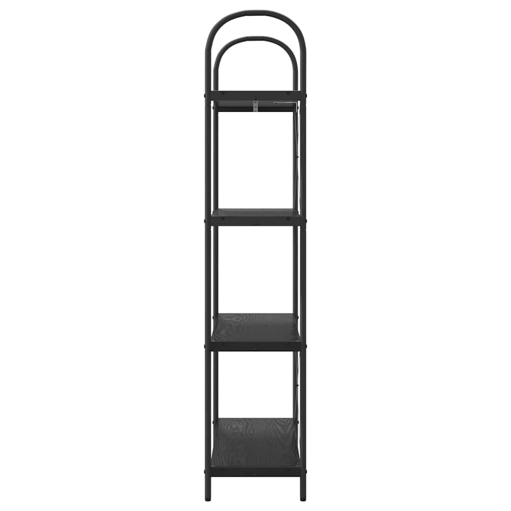 Étagère Chêne noir 80 x 30 x 146 cm Bois d'ingénierie - XIOS